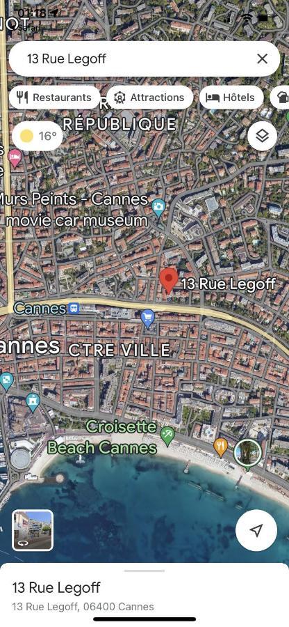 Tredici- Appartment Cannes Eksteriør billede